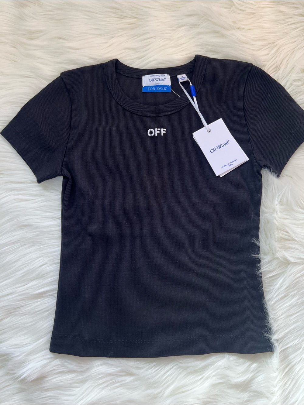Off-White Women’s Black Logo Tee